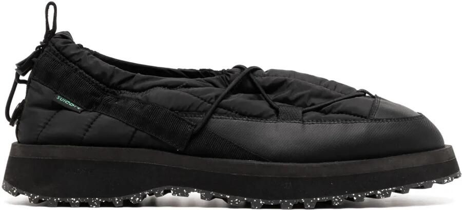 Suicoke Pepper-Trab-Eco gevoerde sneakers Zwart