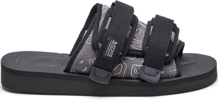 Suicoke Sandalen met drievoudig bandje Zwart