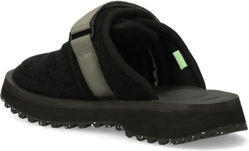 Suicoke Slippers met klittenband Zwart - Foto 2