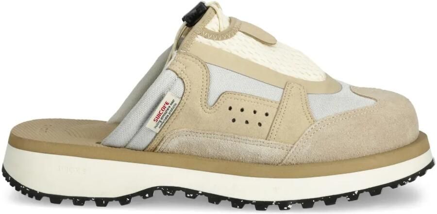 Suicoke Slippers met vlakken Beige