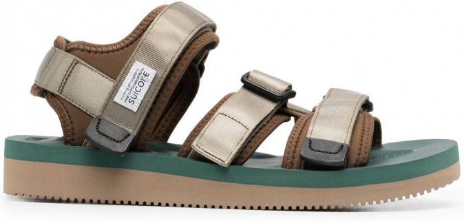 Suicoke Sandalen met klittenband Groen