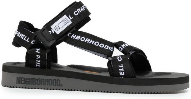 Suicoke x Neighborhood sandalen met logoband Zwart