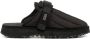 Suicoke Zavo-Puff slippers met ronde neus Zwart - Thumbnail 1