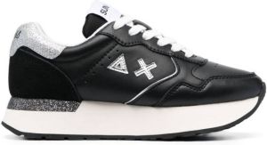 Sun 68 Leren sneakers Zwart