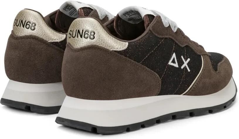 Sun68 Allie Glitter suède sneakers Bruin - Foto 3