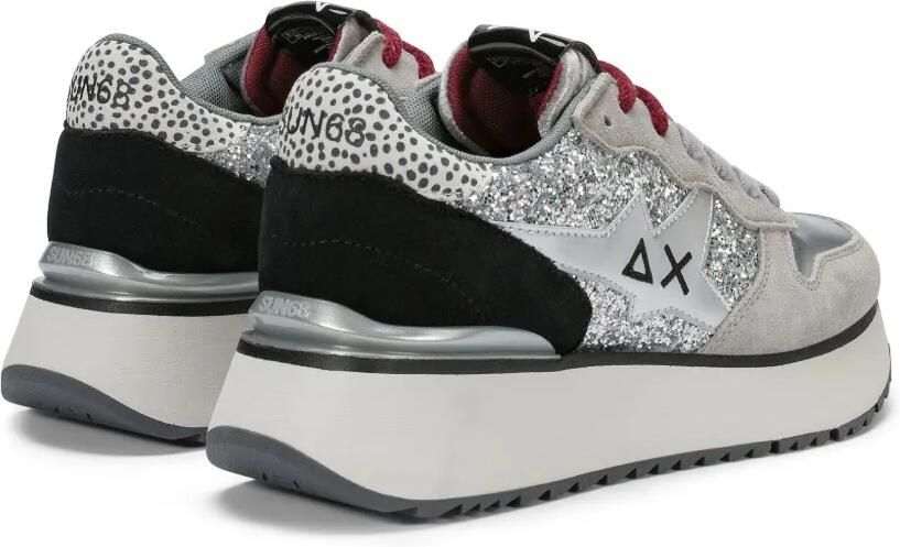 Sun68 Ally Glitters sneakers met metallic-effect Grijs - Foto 3