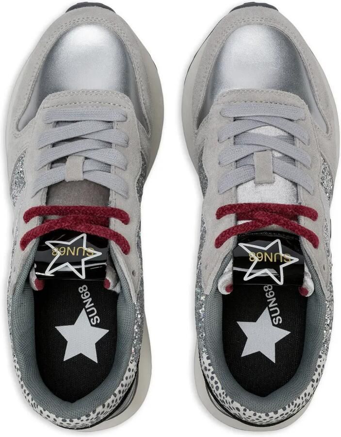 Sun68 Ally Glitters sneakers met metallic-effect Grijs - Foto 2