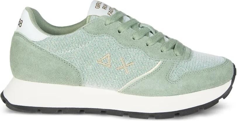 Sun68 Ally sneakers met glitter Groen