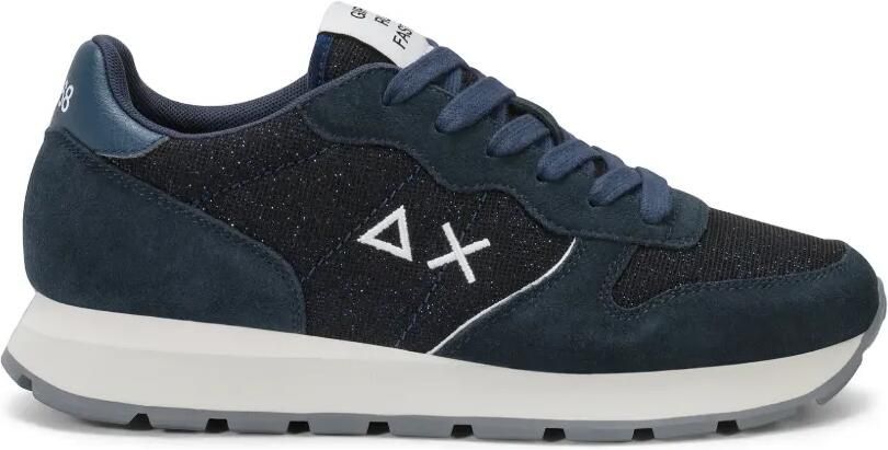 Sun68 Big Ally sneakers met glitters vlakken Blauw