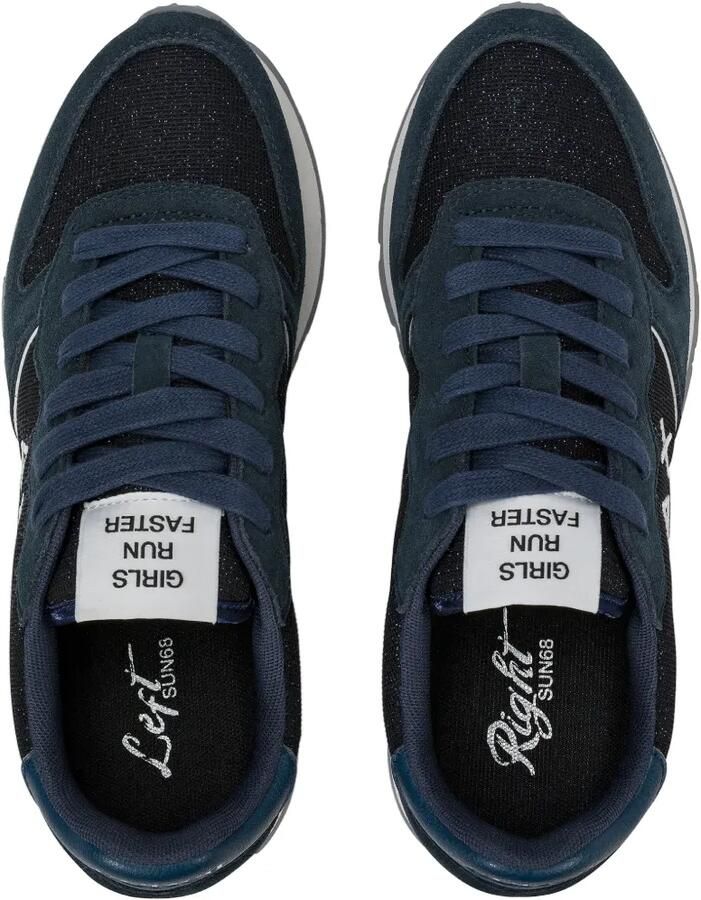 Sun68 Big Ally sneakers met glitters vlakken Blauw - Foto 2
