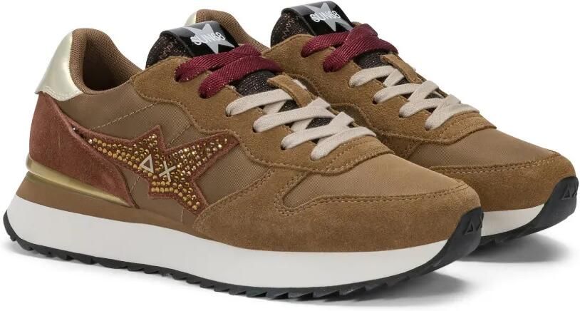 Sun68 Big Stargirl sneakers met vlakken Bruin - Foto 4