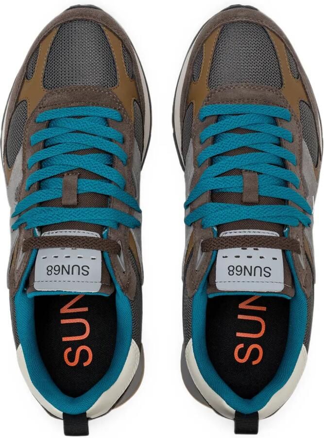 Sun68 Sneakers met vlakken Bruin - Foto 2