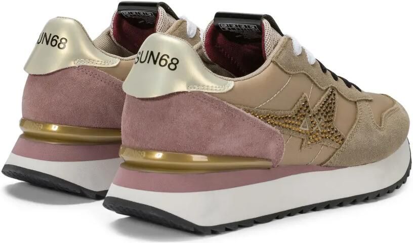 Sun68 Stargirl sneakers met vlakken en verfraaid met kristallen Beige - Foto 2