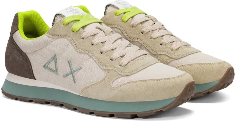Sun68 Tom sneakers met vlakken en geborduurd logo Beige - Foto 4