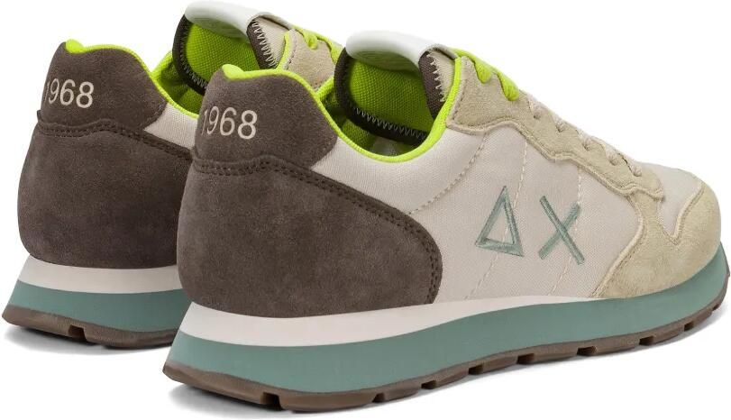 Sun68 Tom sneakers met vlakken en geborduurd logo Beige - Foto 3