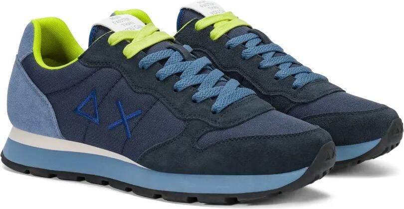 Sun68 Tom sneakers met vlakken en geborduurd logo Blauw - Foto 4