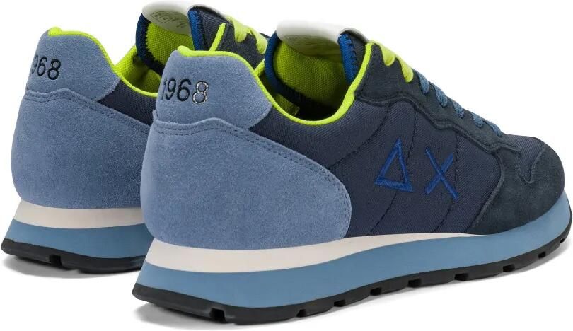 Sun68 Tom sneakers met vlakken en geborduurd logo Blauw - Foto 3