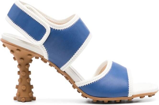 Sunnei 1000 Chiodi sandalen met contrasterende afwerking Blauw