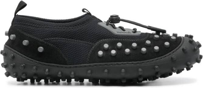 Sunnei 1000Chiodi leren sneakers met studs Zwart