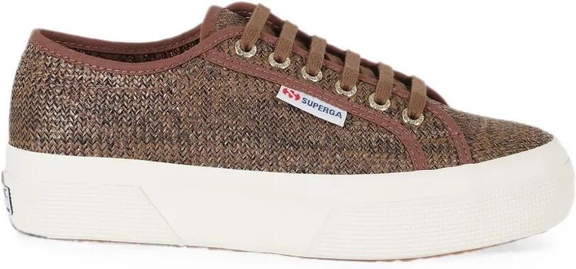 Superga 2740 geweven sneakers Bruin