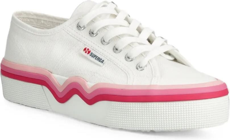 Superga 2740 low-top sneakers met platform Wit - Foto 2