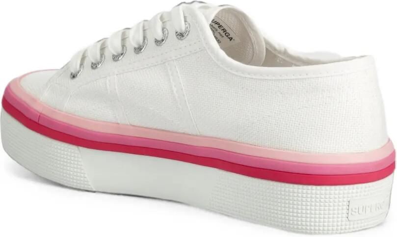 Superga 2740 low-top sneakers met platform Wit - Foto 3