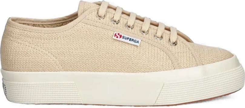Superga 2740 sneakers met platform Beige