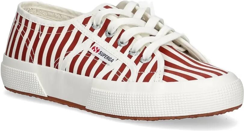 Superga 2750 gestreepte sneakers Rood - Foto 2