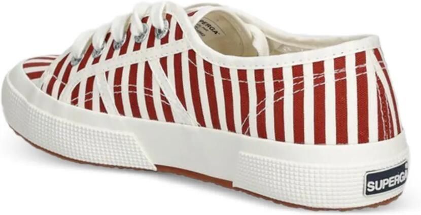 Superga 2750 gestreepte sneakers Rood - Foto 3
