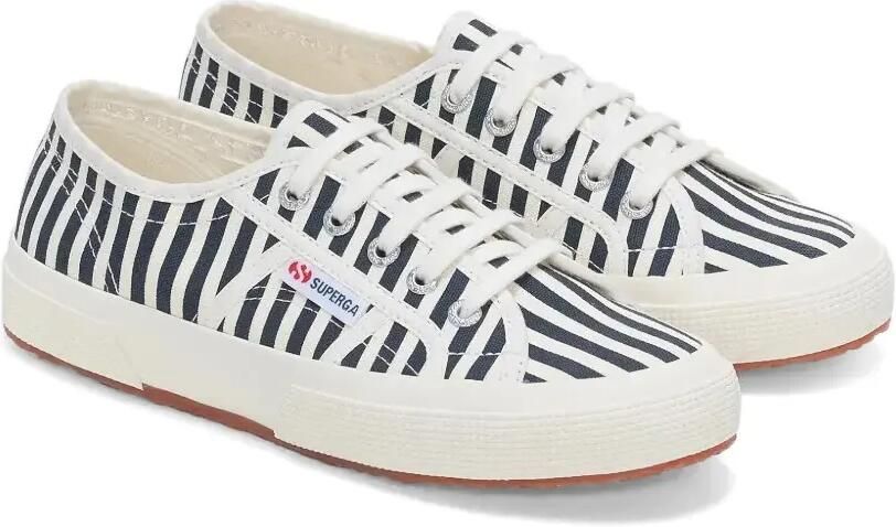 Superga 2750 gestreepte sneakers Wit - Foto 2