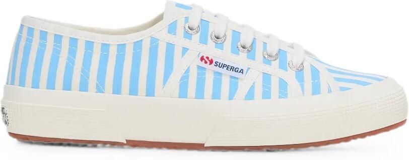 Superga 2750 gestreepte sneakers Wit