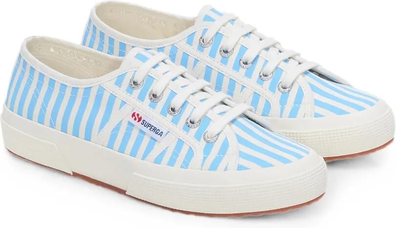 Superga 2750 gestreepte sneakers Wit - Foto 3