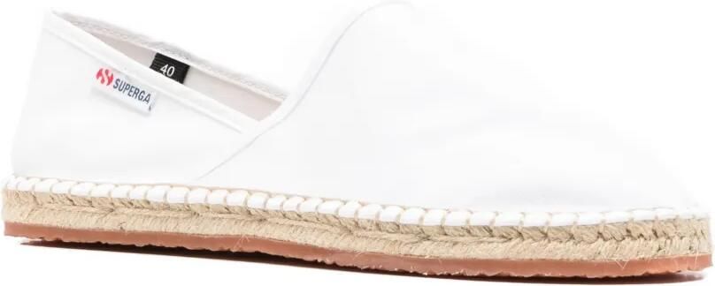 Superga 3009 espadrilles met ronde neus Wit