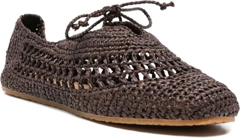 Superga Geweven veterschoenen Bruin - Foto 2