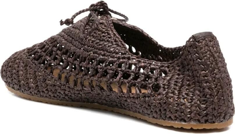 Superga Geweven veterschoenen Bruin - Foto 3