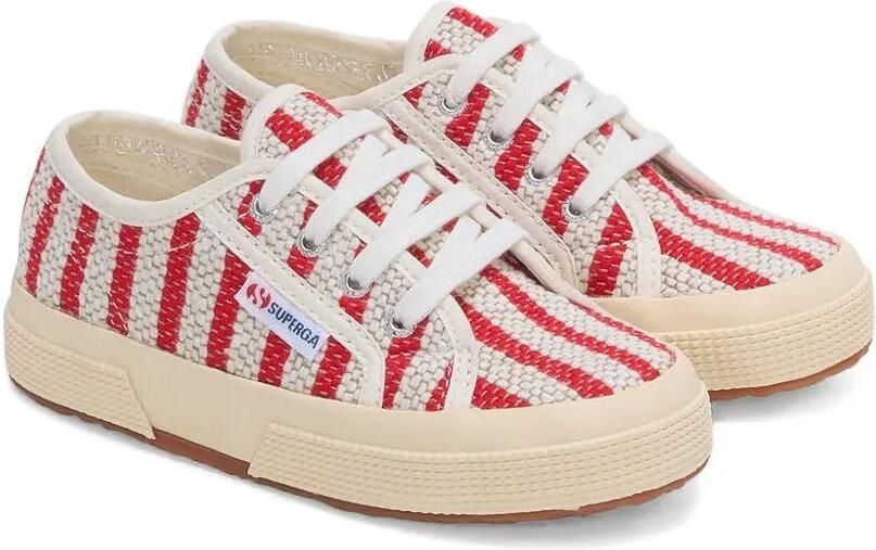 Superga Kids 2750 gestreepte sneakers Rood - Foto 3