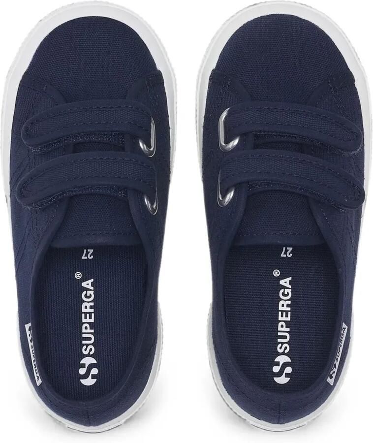 Superga Kids 3750 sneakers met klittenband Blauw - Foto 2