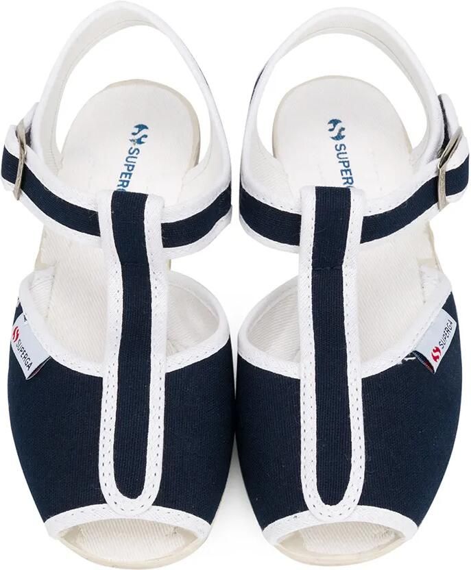 Superga Kids Sandalen met T-bandje Blauw - Foto 2