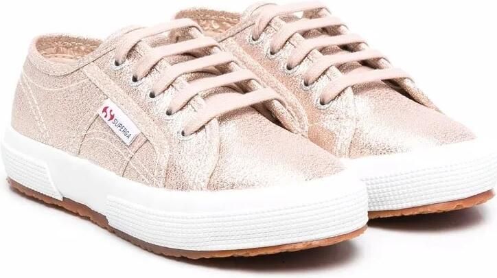 Superga Kids Sneakers met metallic-effect Roze