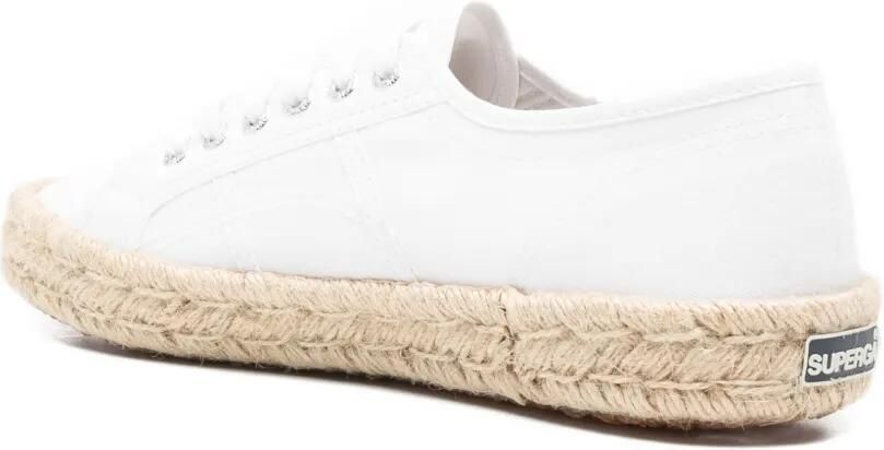 Superga Sneakers met gevlochten zool Wit - Foto 2