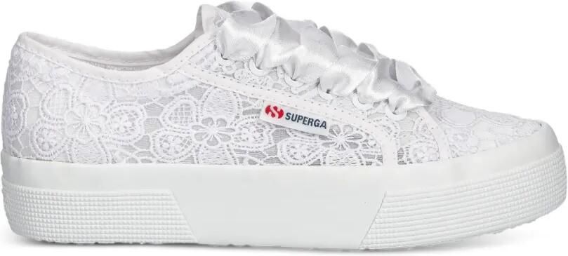 Superga Sneakers met plateauzool Wit
