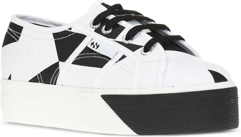 Superga X VITKAC tweekleurige sneakers met veter Wit - Foto 3