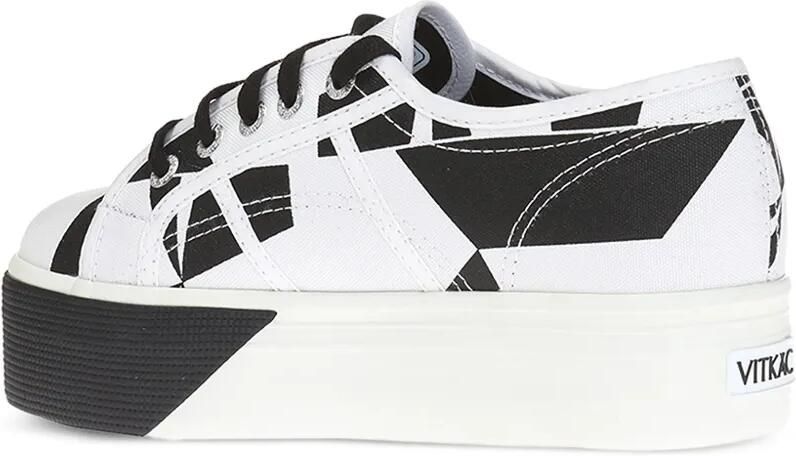 Superga X VITKAC tweekleurige sneakers met veter Wit - Foto 4