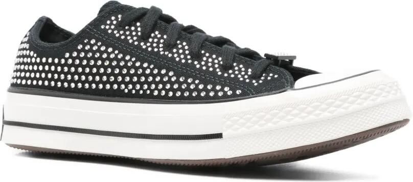 Swarovski x Converse verfraaide low-top sneakers Zwart - Foto 3