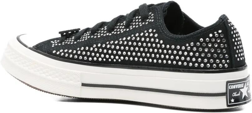 Swarovski x Converse verfraaide low-top sneakers Zwart - Foto 2