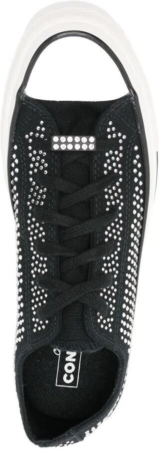 Swarovski x Converse verfraaide low-top sneakers Zwart - Foto 4