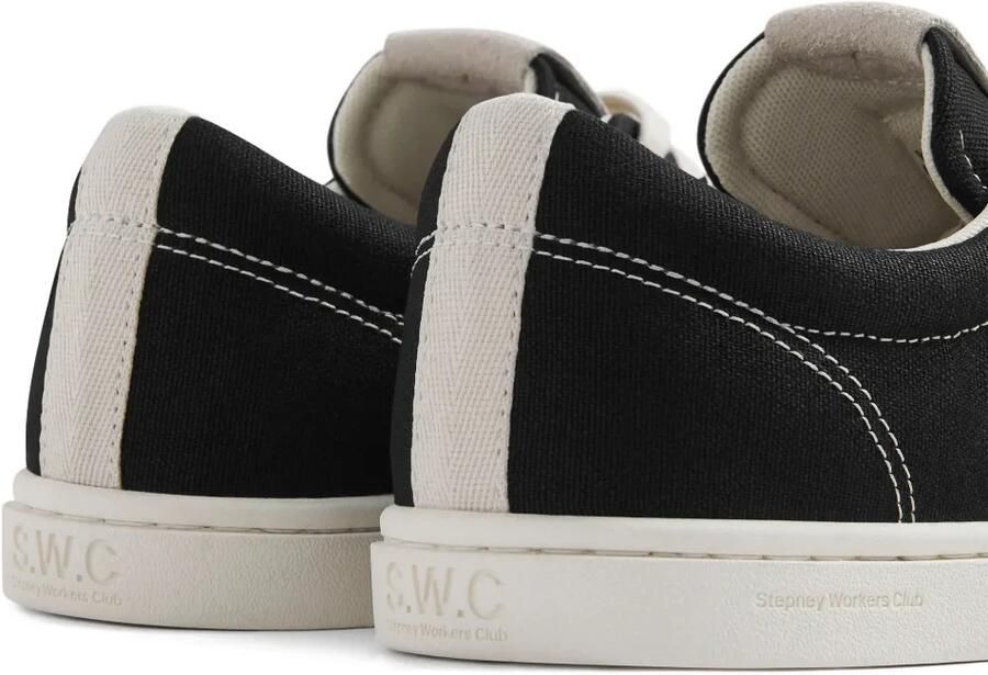 S.W.C. Surma canvas sneakers Zwart - Foto 4