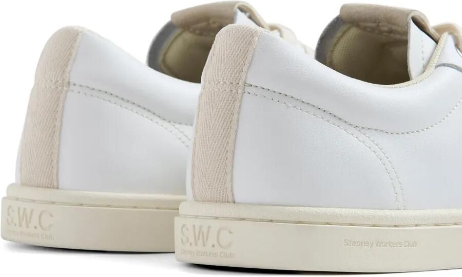 S.W.C. Surma leren sneakers Wit - Foto 4