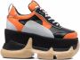 SWEAR Air Revive Nitro sneakers met plateauzool Oranje - Thumbnail 1