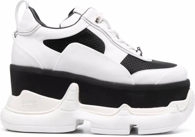 SWEAR Air Revive Nitro sneakers met plateauzool Wit